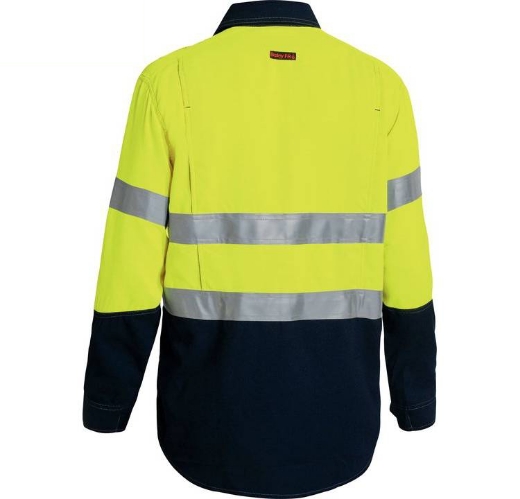 Picture of Bisley, Tencate Tecasafe® Plus 580 Hi Vis Lightweight FR Vented Shirt